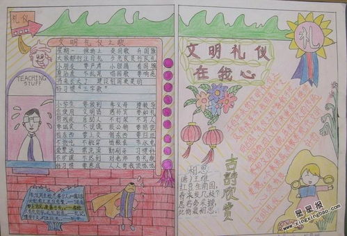 文明手抄报内容50字，文明手抄报内容100字