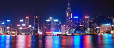 香港维多利亚港夜景，香港维多利亚港夜景在哪里看