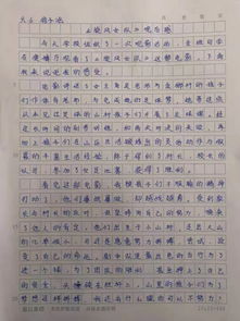 同学的作文