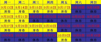 十月一股市放假安排