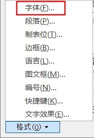 论文格式及标准字体格式