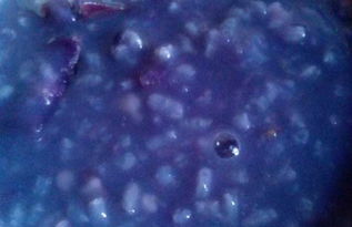 紫薯粥为什么是蓝色的?