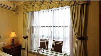 飘窗怎样装窗帘好看