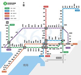深圳地铁线路图2019