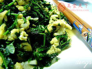 荠菜炒鸡蛋怎么做好吃