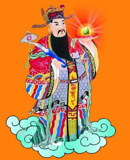 财神爷的画像贴在哪里?