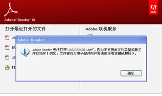 pdf打不开怎么办?