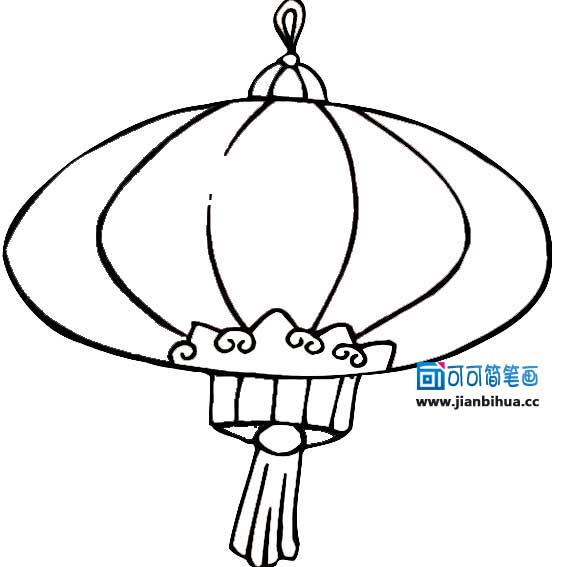 花灯怎么画?