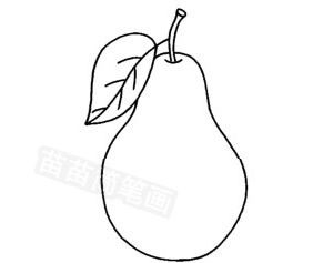 好吃的梨子怎么画