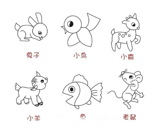 怎么画小动物，怎么画小动物美术