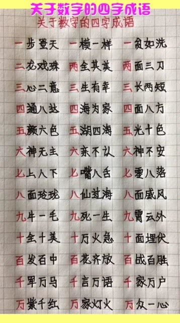 字的四字成语