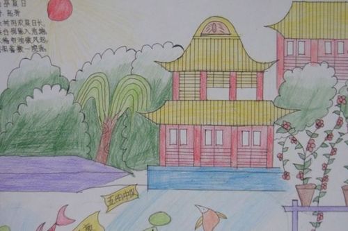 三年级的诗配画简单又好看怎么画