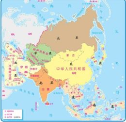 亚洲一共有多少个国家