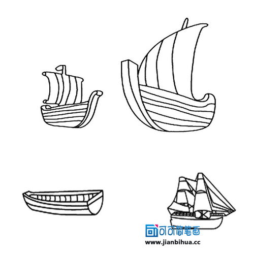 怎样画船简单又漂亮