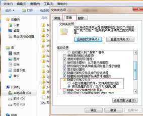 怎么找到隐藏文件夹，windows7怎么找到隐藏文件夹