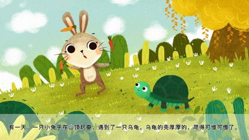 龟兔赛跑绘本故事图片，龟兔赛跑绘本故事图片简笔画