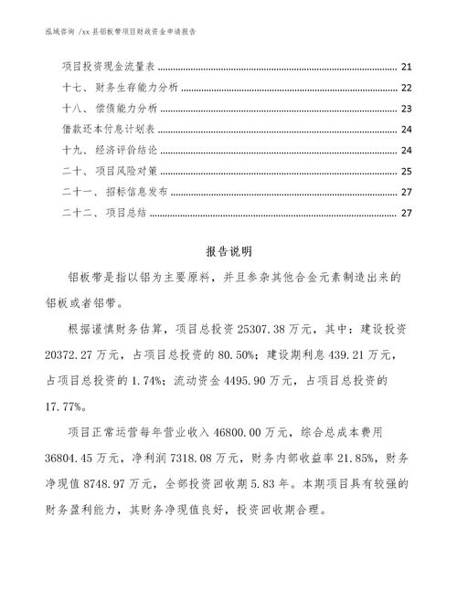 申请报告书格式