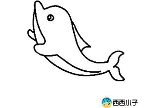 海豚怎么画又简单又漂亮，海豚怎么画又简单又漂亮图片