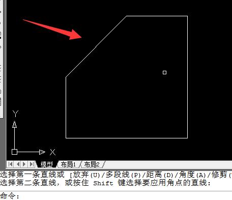 cad倒角怎么操作