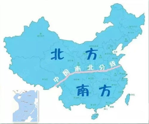 平时所说的南方北方在地理上应该怎样划分,分别包括
