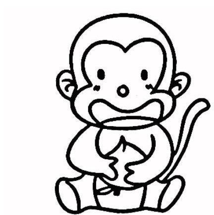 猴子简笔画怎么画图片