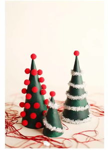 手工折纸圣诞树的做法