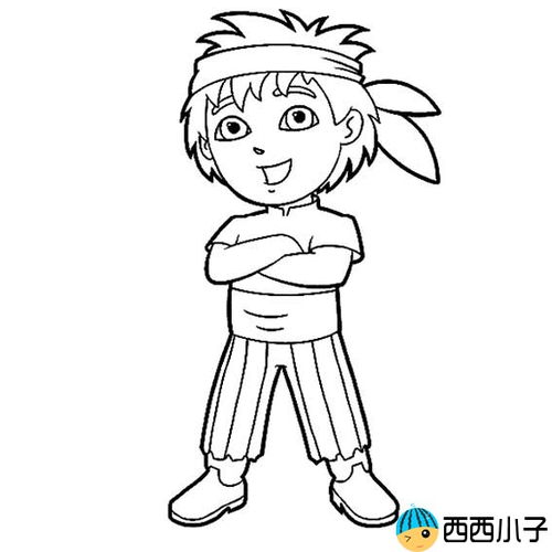 男孩子怎么画又简单又帅气