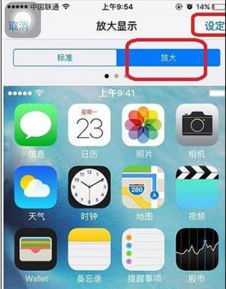 苹果怎么把图标变小