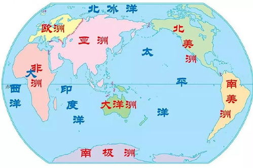 四大洋和七大洲指的是什么?