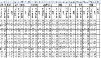 学生成绩及格率怎么算