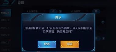 王者荣耀怎么开隐身