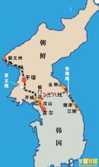 朝鲜半岛，朝鲜半岛地图