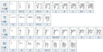 汉字十的笔画顺序