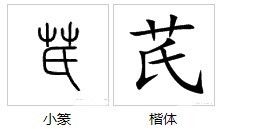 草字头,下面一个位字念什么?什么意思!5笔怎么打?
