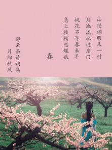 关于春天的诗句