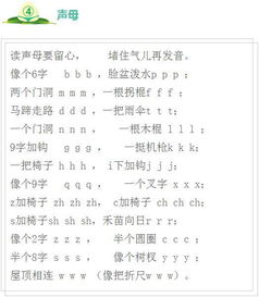 一年级拼音音标口诀记忆法