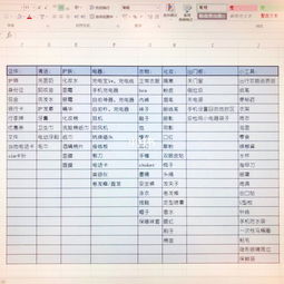 出门旅游必备物品清单