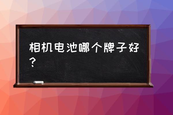 品胜相机电池怎么样 相机电池哪个牌子好？