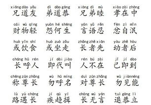弟子规全文带拼音
