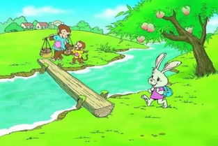 请问谁知道这副看图写话说的是啥,