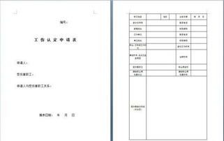 工伤认定申请书5篇