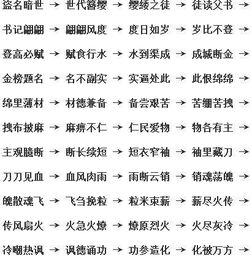 能的词语，能的词语和成语