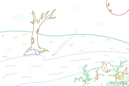 咏柳诗配画怎么画