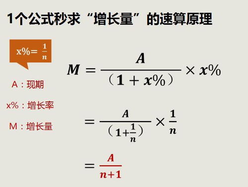 资料分析增长率公式有哪些?