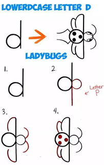 26个英文小写字母创意画