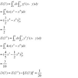 数学期望和方差公式，数学期望和方差公式例题