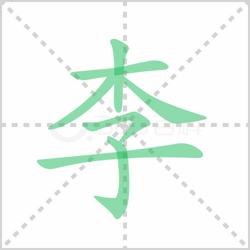 李字有多少笔画?