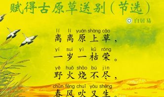 离离原上草,一岁一枯荣.野火烧不尽,春风吹又生.是什么意思