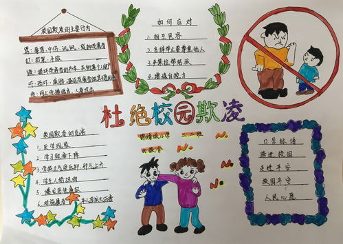 预防校园欺凌手抄报内容