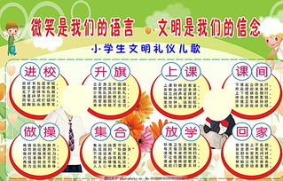 小学生文明礼仪内容